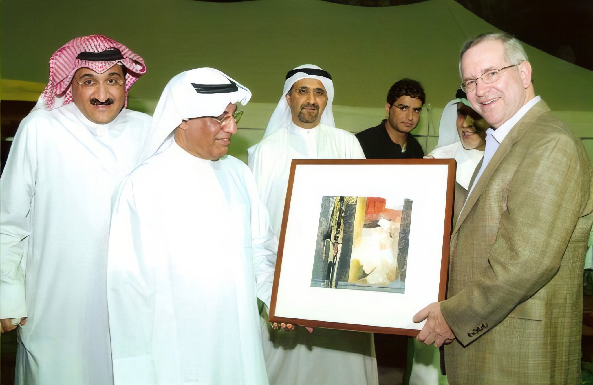 With the Former US Ambassador to Kuwait
